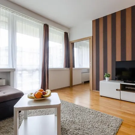 Flat At The Danube With Wellness *